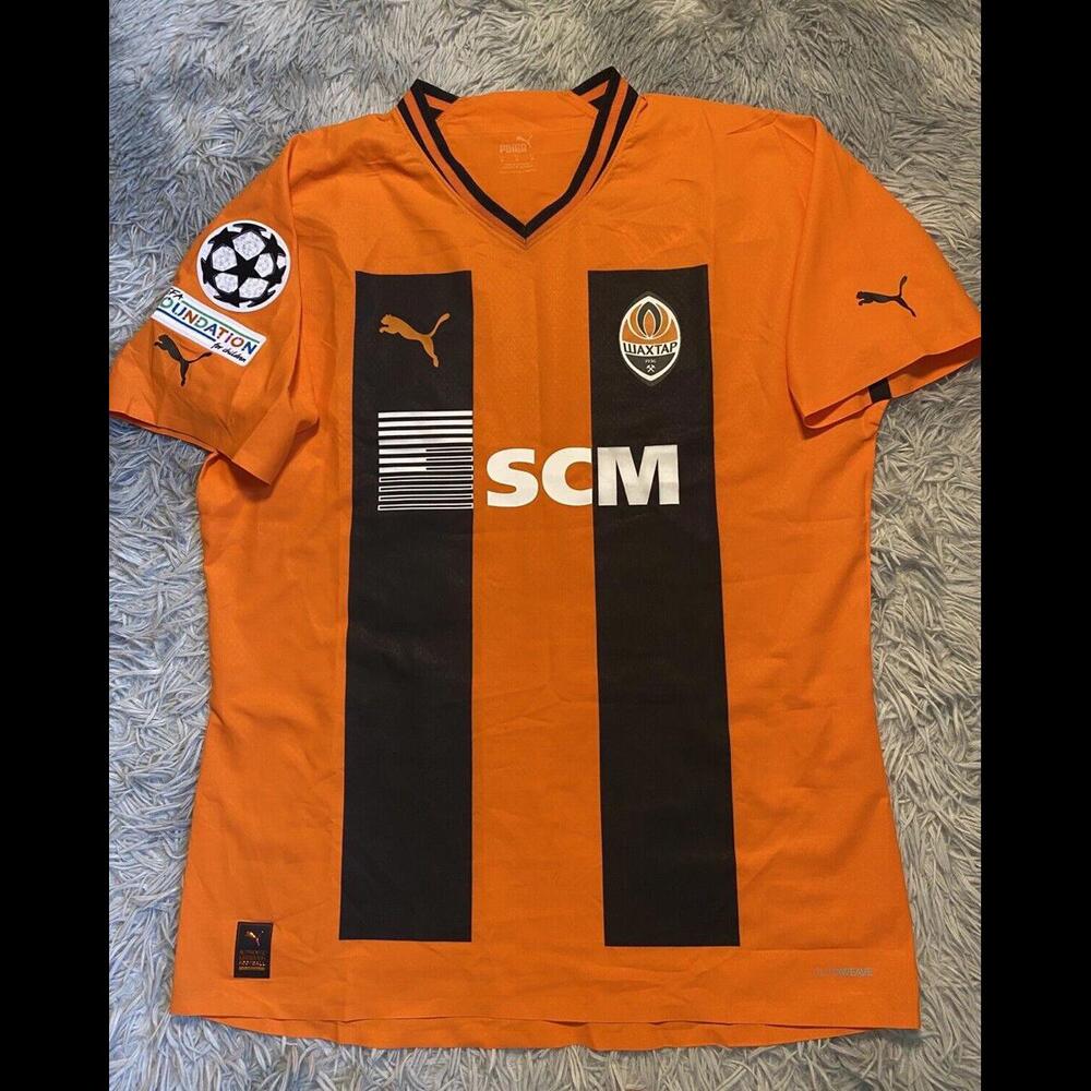 SHAKHTAR DONETSK 2023/24 MATCH Issue/WORN JERSEY SUDAKOV #10 CHAMPIONS LEAGUE